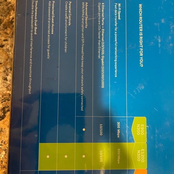 LINKSYS N300 E1200 Wi-Fi Router New in plastic unopened. - Picture 3 of 4